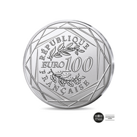 100 Ans de la naissance d'Elisabeth II - Monnaie de 100 Euros Commémorative Argent - 2026
