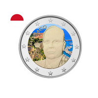 Monaco 2025 - 2 Euro Commémorative - Albert II - Colorisée
