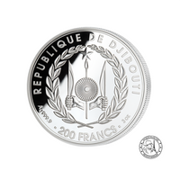 Claude Monet - Monnaie de 200 Francs Argent 3 Oz - BE