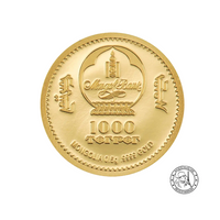 Nouvel An Lunaire - Mouton - Monnaie de 1 000 Togrog Or 0,5 g - BE 2027