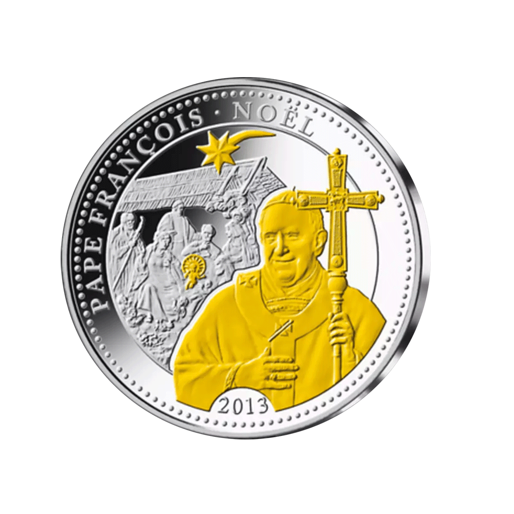 Frappe en Argent : «Le Pape François célèbre Noël»