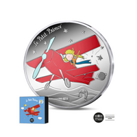 Le Petit Prince - Avion - Monnaie de 10 Euros Argent Colorisée - BE 2026