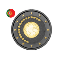 Portugal 2025 - 2 Euro Commémorative - Développement Durable - Ruthénium