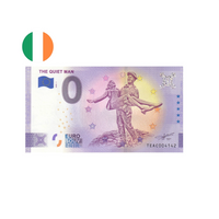 Irlande 2020 - The Quiet Man - Billet souvenir de zéro euro