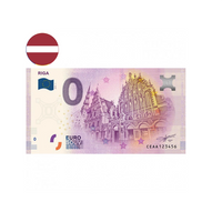 Lettonie 2019 - Riga - Billet souvenir de zéro euro