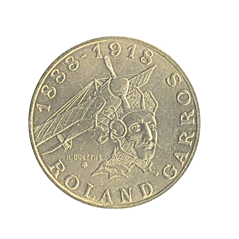 10 francs - Roland Garros - France - 1988