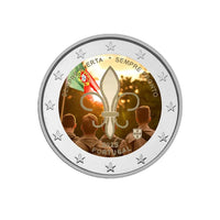 Portugal 2025 - 2 Euro Commémorative - Scoutisme International - Colorisée (variantes disponibles)