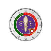 Portugal 2025 - 2 Euro Commémorative - Scoutisme International - Colorisée (variantes disponibles)