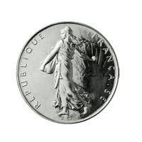 1 franc - Semeuse - France - 1959-2001