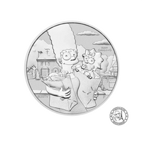 Simpsonovi - Marge a Maggie - Stříbrná mince 1 dolar - BU 2021
