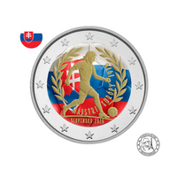 Slovaquie 2026 - 2 Euros Commémorative - Championnat d'Europe 1976 - colorisées