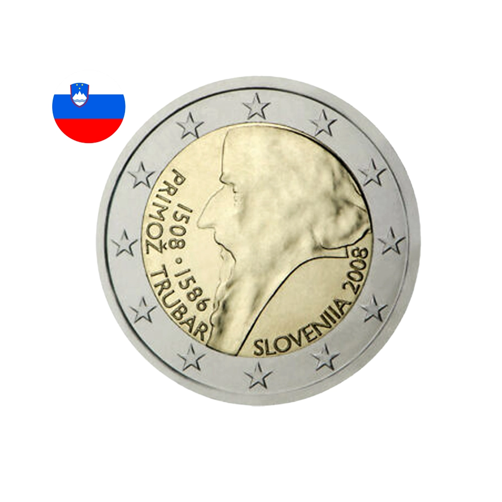 Slovénie 2008 - 2 Euro Commémorative - Primoz Trubar