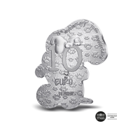 Snoopy - Monnaie de 10€ Argent - BE 2025 (Pièce de forme)