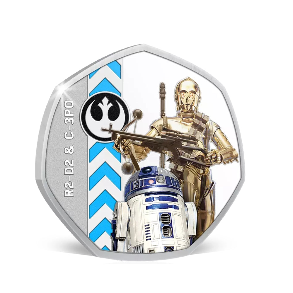 Frappe Argentée - Star Wars - R2-D2 & C-3PO