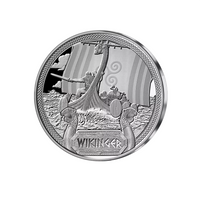 Les Vikings - Monnaie Commémorative Argent