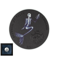 X-Ray - The Last Mermaid - Monnaie de 5$ en Argent - BE 2024 - Ultra High Relief