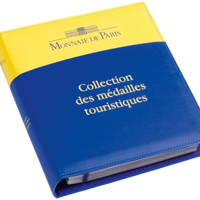 ALBUM DE MONNAIE, DESIGN CLASSIQUE "COLLECTION DES MÉDAILLES TOURISTIQUES" - pieces-et-monnaies.com