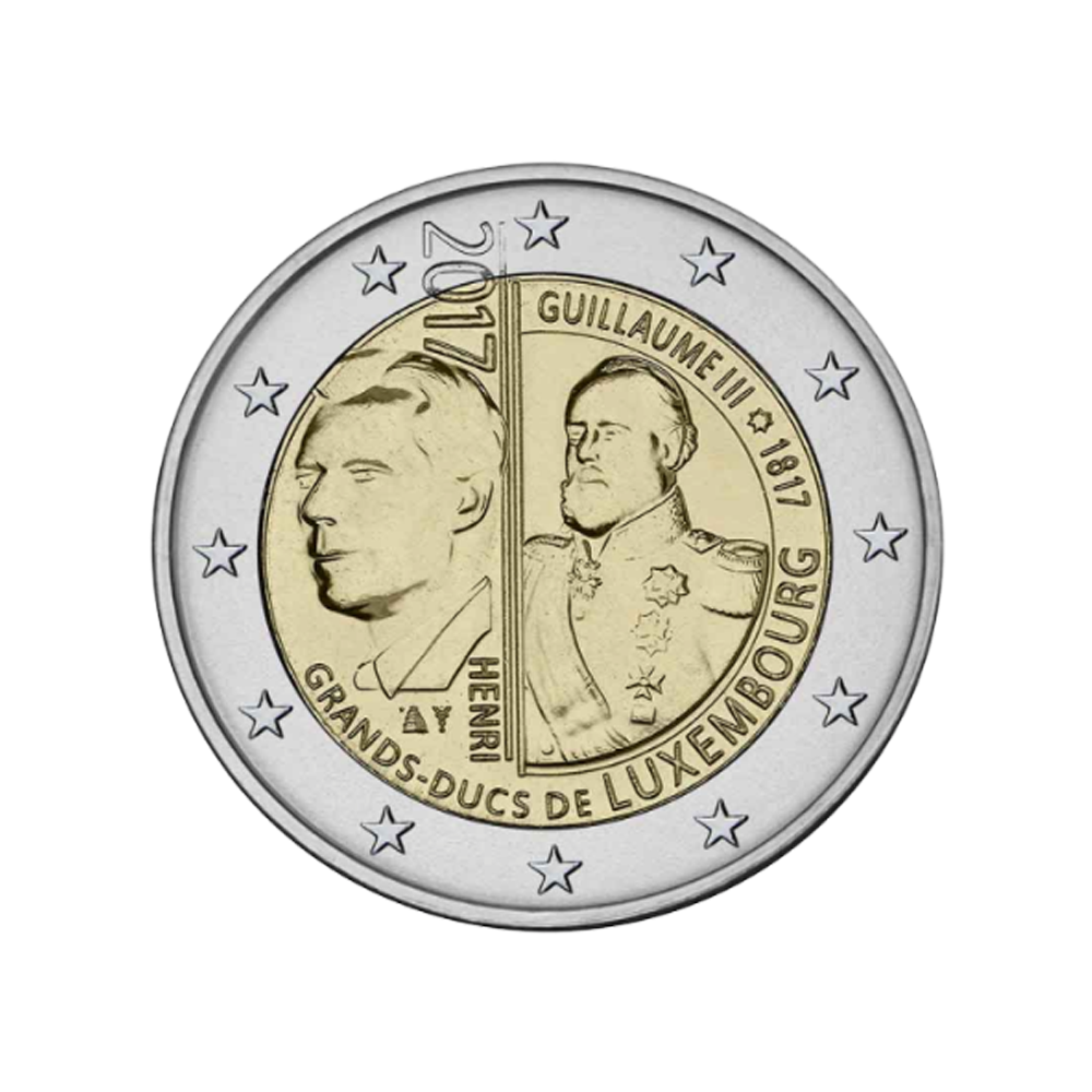 Luxembourg 2017 - 2 Euro Commémorative - 200ème anniversaire du Grand Duc Guillaume III