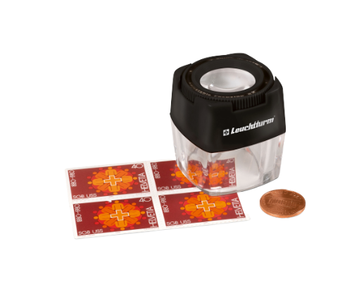 Loupe à poser LU40 avec un grossissement de 8.