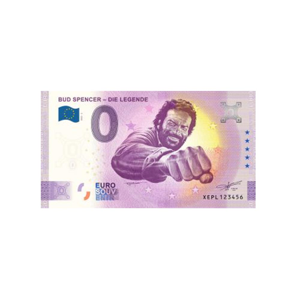 Billet souvenir de zéro euro - Bud Spencer - die Legende - Allemagne - 2022