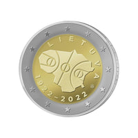 Lituanie 2022 - 2 Euro Commémorative - 100 ans basket-ball en Lituanie
