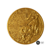 année du tigre monnaie de 1/4 euro 2022