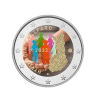 Finlande 2023 - 2 Euro Commémorative - Services sociaux et de la santé Finlandaise - Colorisée