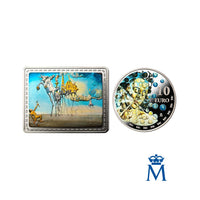 Salvador Dali - Lot de 2 monnaies de 150 et 10 Euro Argent - BE 2021