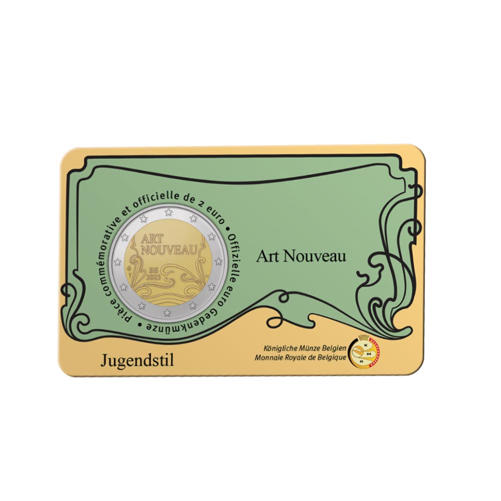 Belgique 2023 - 2 Euro Coincard - Art Nouveau en Belgique