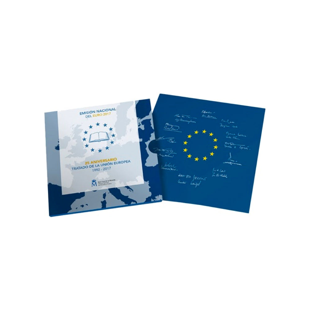 Miniset Espagne - 25 ans du Traité de Maastricht - BU 2017