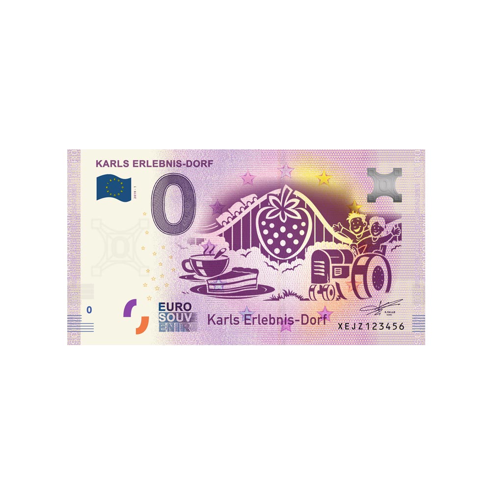 Billet souvenir de zéro euro - Karls Erlebnis-Dorf - Allemagne - 2019