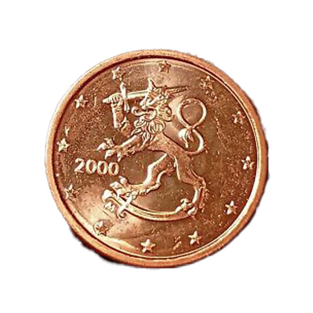 Rouleau de 25 pièces de 2 centimes - Finlande - 2000
