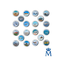 Coffret Espagne 2020 – Histoire de l’aviation - Lot de 20 monnaies de 1,5 Euro