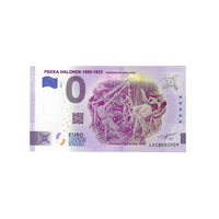 Billet souvenir de zéro euro - Pekka Halonen 1865-1933 - Finlande - 2023