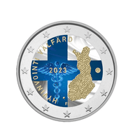 Finlande 2023 - 2 Euro Commémorative - Services sociaux et de la santé Finlandaise - Colorisée