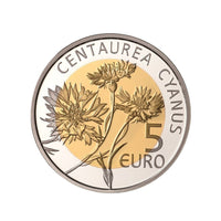 bleuet 5 euro luxembourg 2016 revers