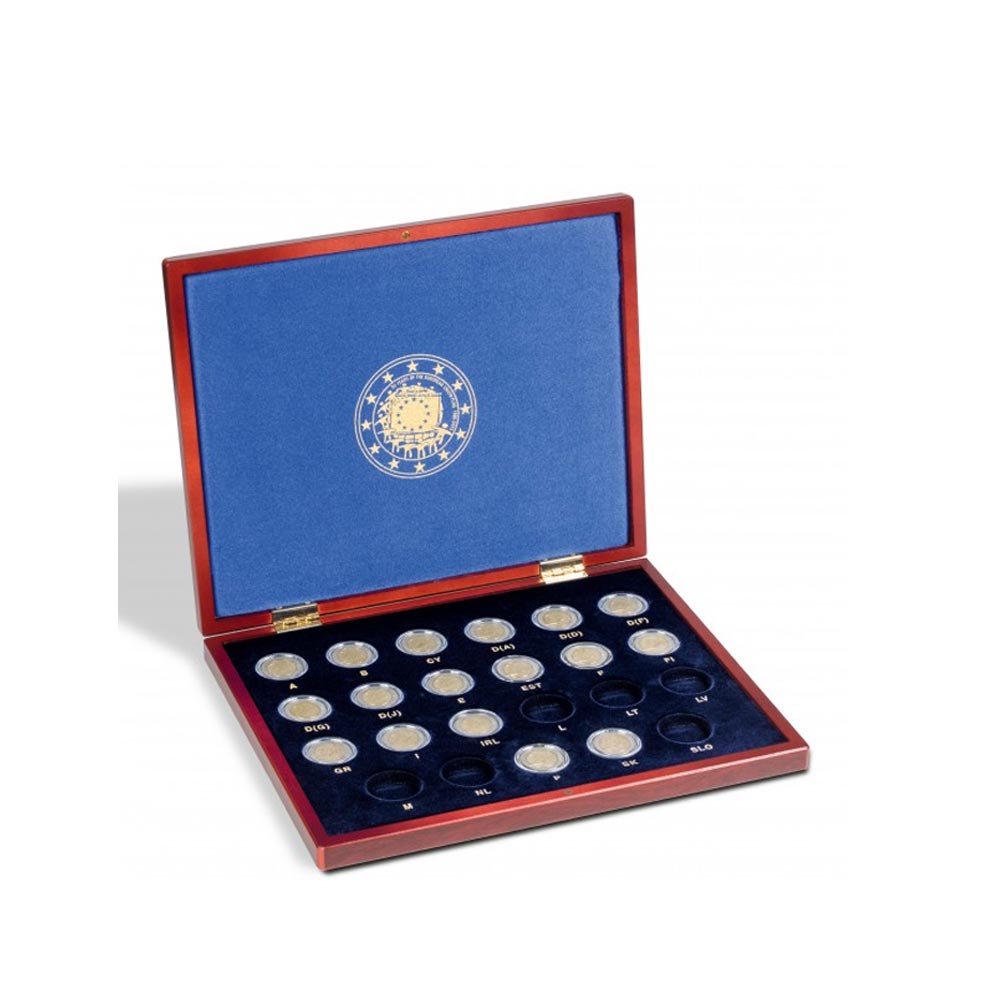 Coffret VOLTERRA UNO pour les 23 pièces "30 ans du Drapeau Européen"