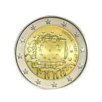 Lituanie 2015 - 2 Euro Commémorative - 30è anniversaire du drapeau de l'Union Européenne