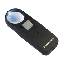 LOUPE DE POCHE X 7 AVEC LED - pieces-et-monnaies.com