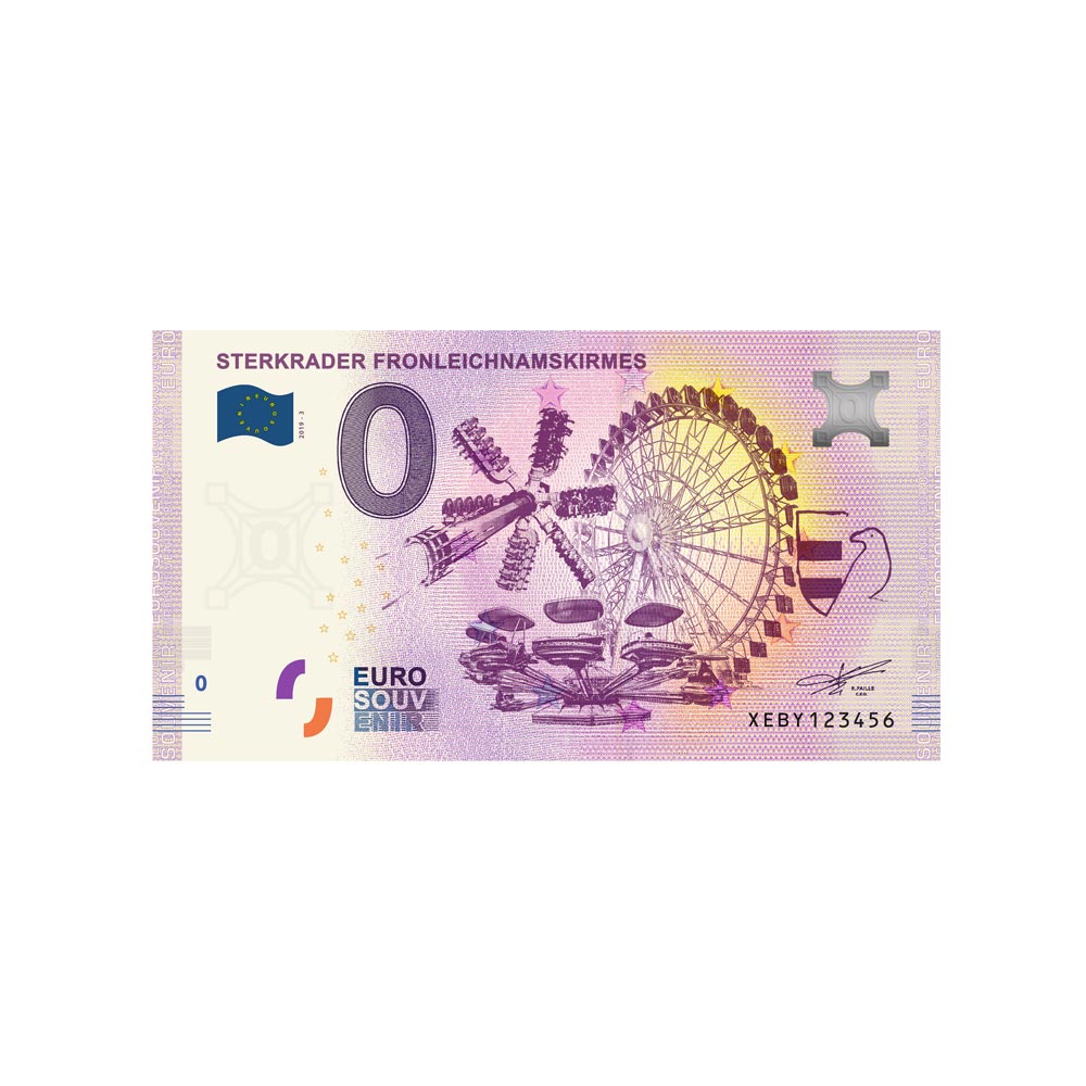 Billet souvenir de zéro euro - Sterkrader Fronleichnamskirmes - Allemagne - 2019