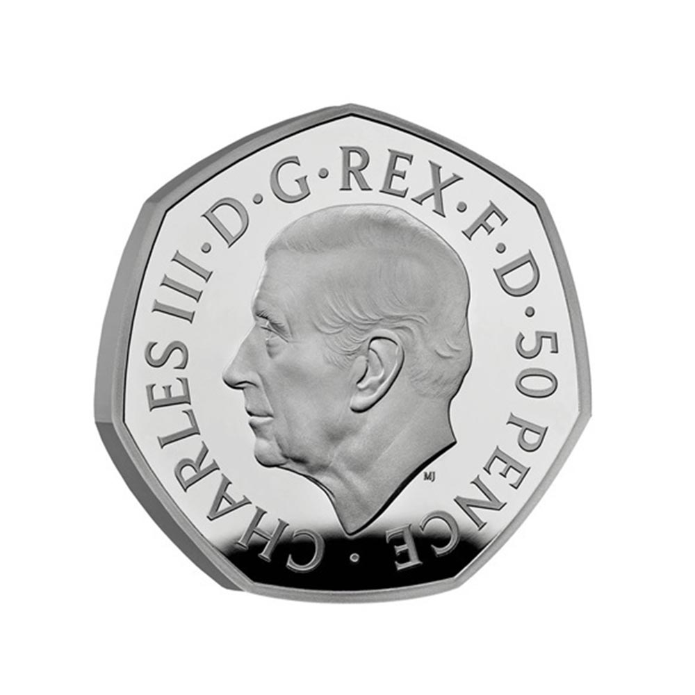Royaume-Uni - Sa Majesté la Reine Elizabeth II - Monnaie de 50 Pence - BU 2022