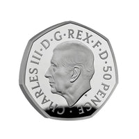 Royaume-Uni - Sa Majesté la Reine Elizabeth II - Monnaie de 50 Pence - BU 2022