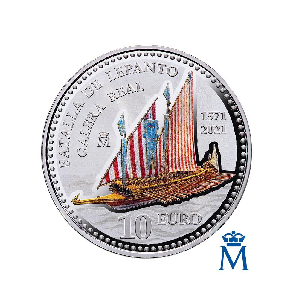 bataille de lépante BE 2021 10 euro argent