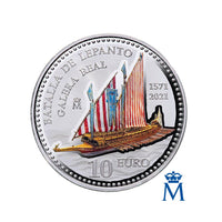 bataille de lépante BE 2021 10 euro argent