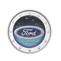 Marques de voiture (variantes disponibles) - 2 Euros Commémorative - Colorisée