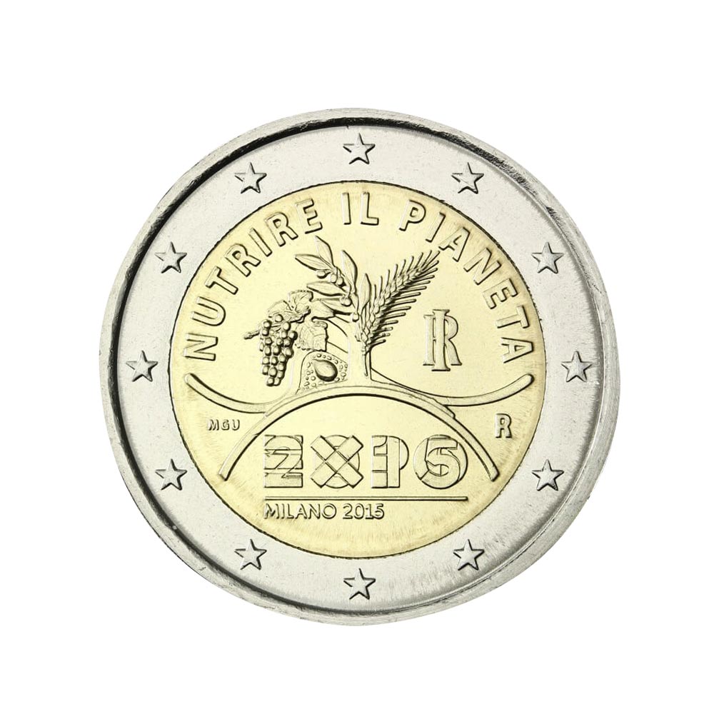 2 euro italie 2015 expo milan