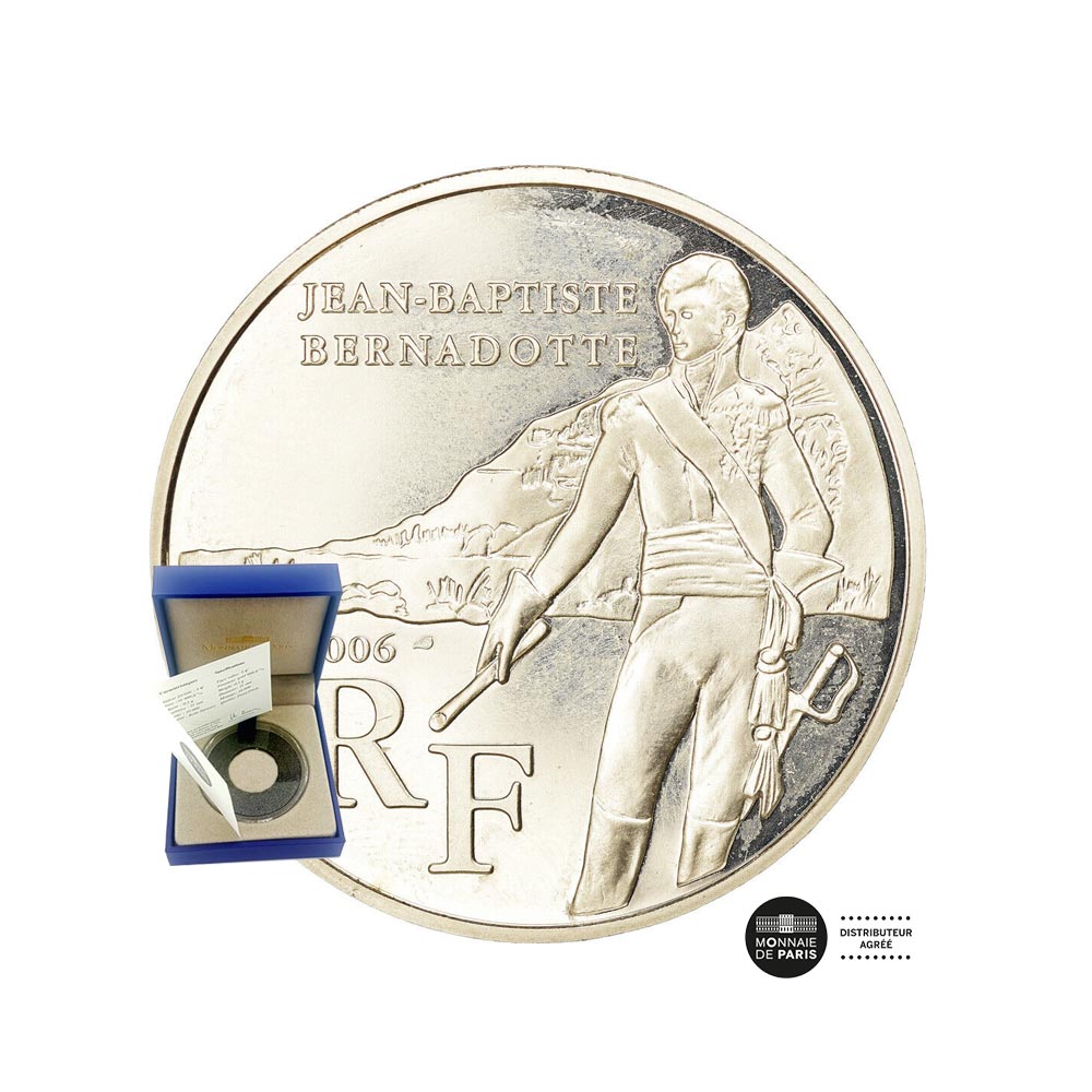 J.B Bernadotte - Monnaie de 1/4€ Argent - BU 2006