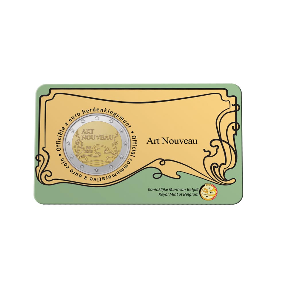 Belgique 2023 - 2 Euro Coincard - Art Nouveau en Belgique
