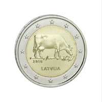 Lettonie 2016 - 2 Euro Commémorative - La Brune de Lettonie