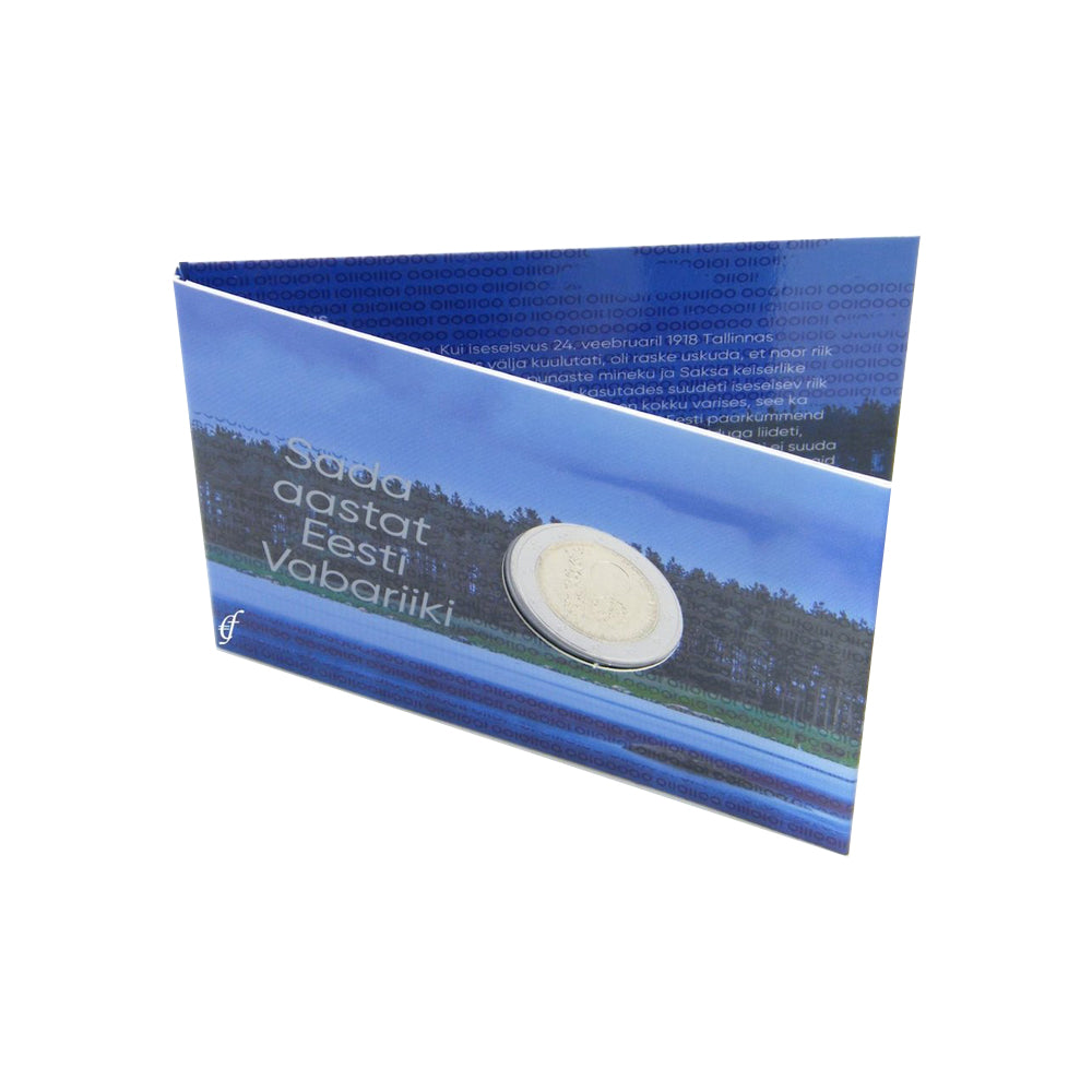 Estonie 2018 - 2 Euro Coincard - Centenaire de la Première Déclaration de l'Indépendance